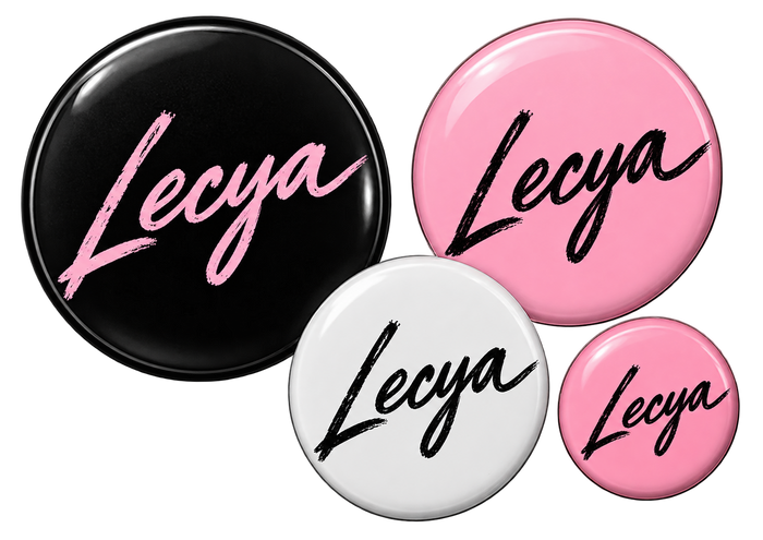 Lot de 4 badges